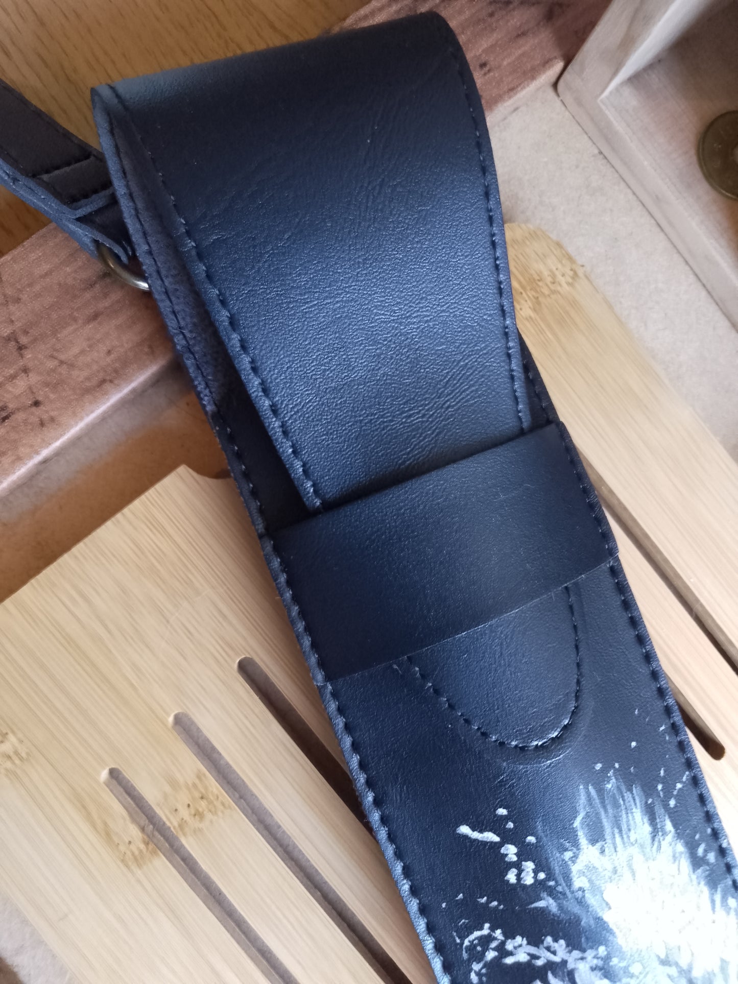 Tsuri No Kazari: Handpainted Leather Tenkara Rod Case