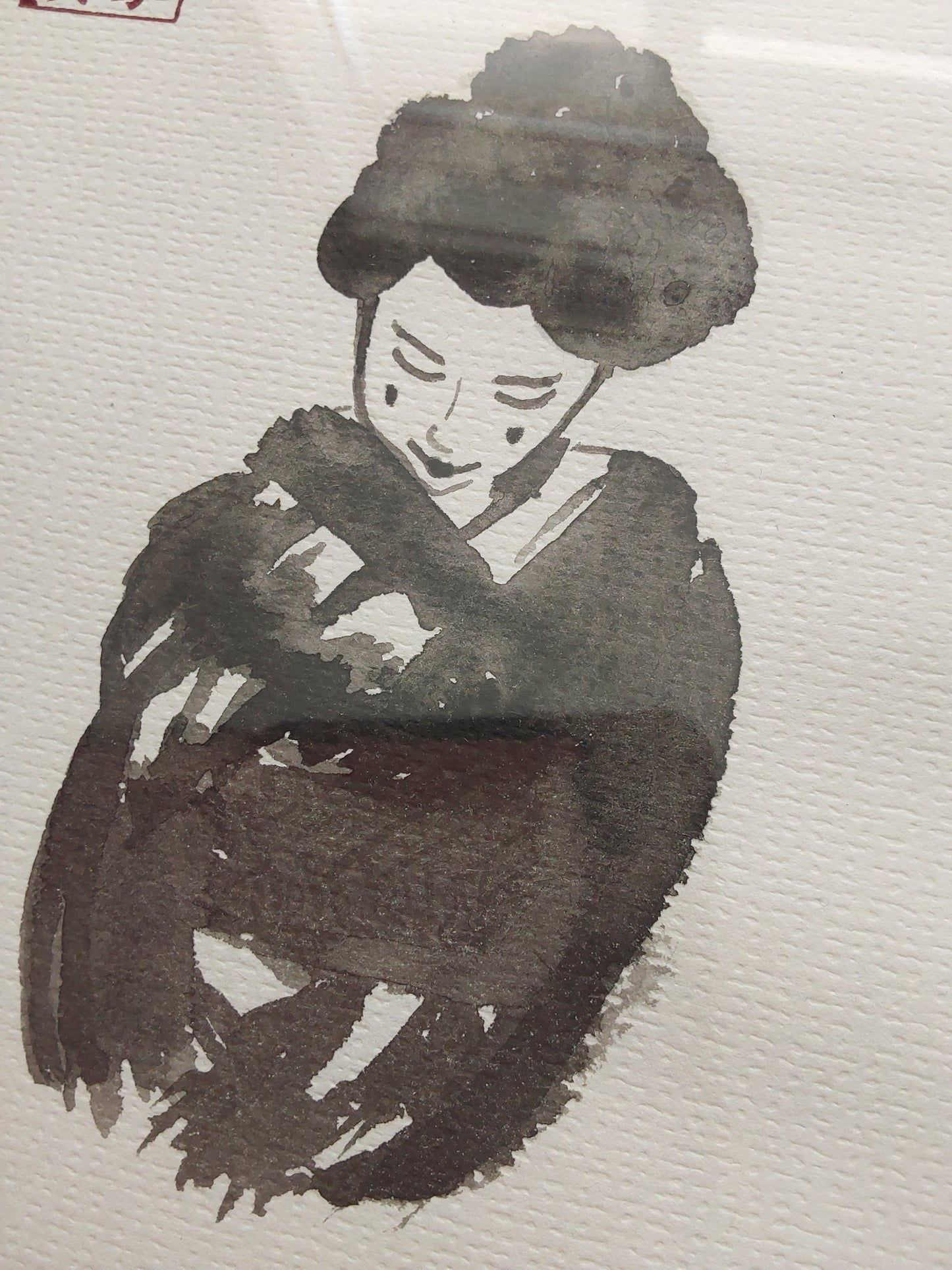 Quiet Beauty - Ink Painting