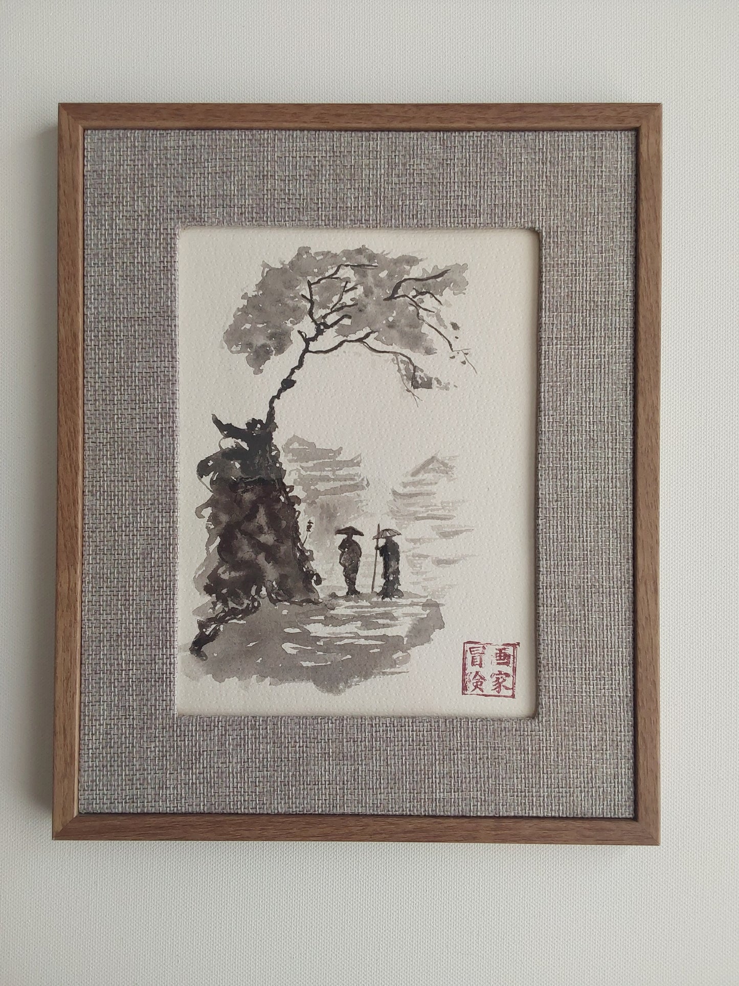 Return to Solace - Ink Painting