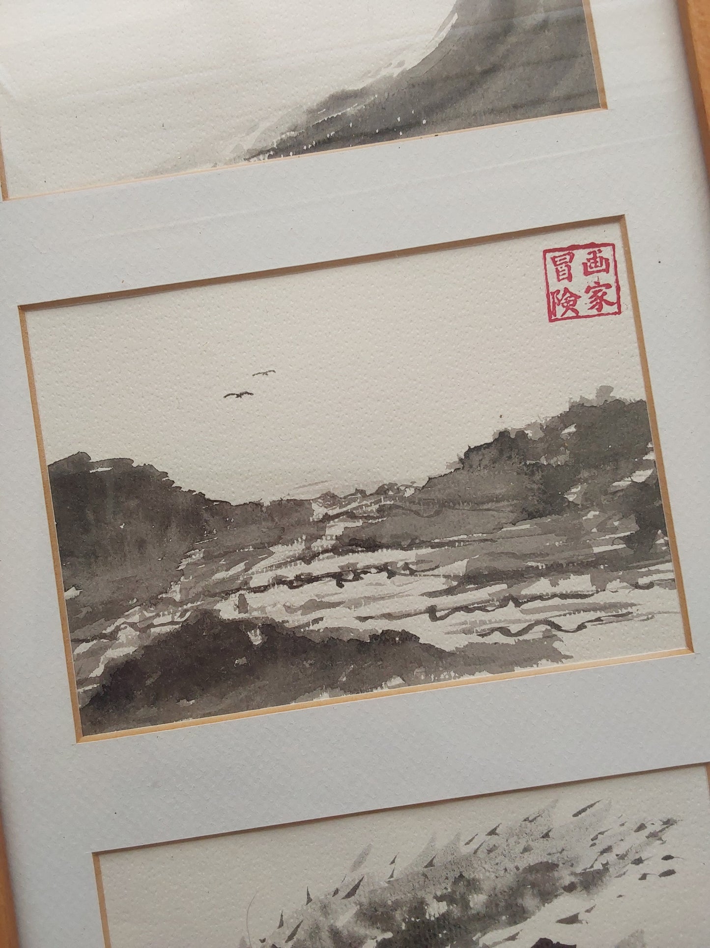 Tides of Awaji – Set of Three Original Paintings