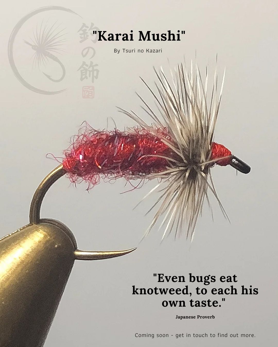 Tsuri no Kazari: "Karai Mushi" Futsu Kebari DIY Fly Crafting Kit