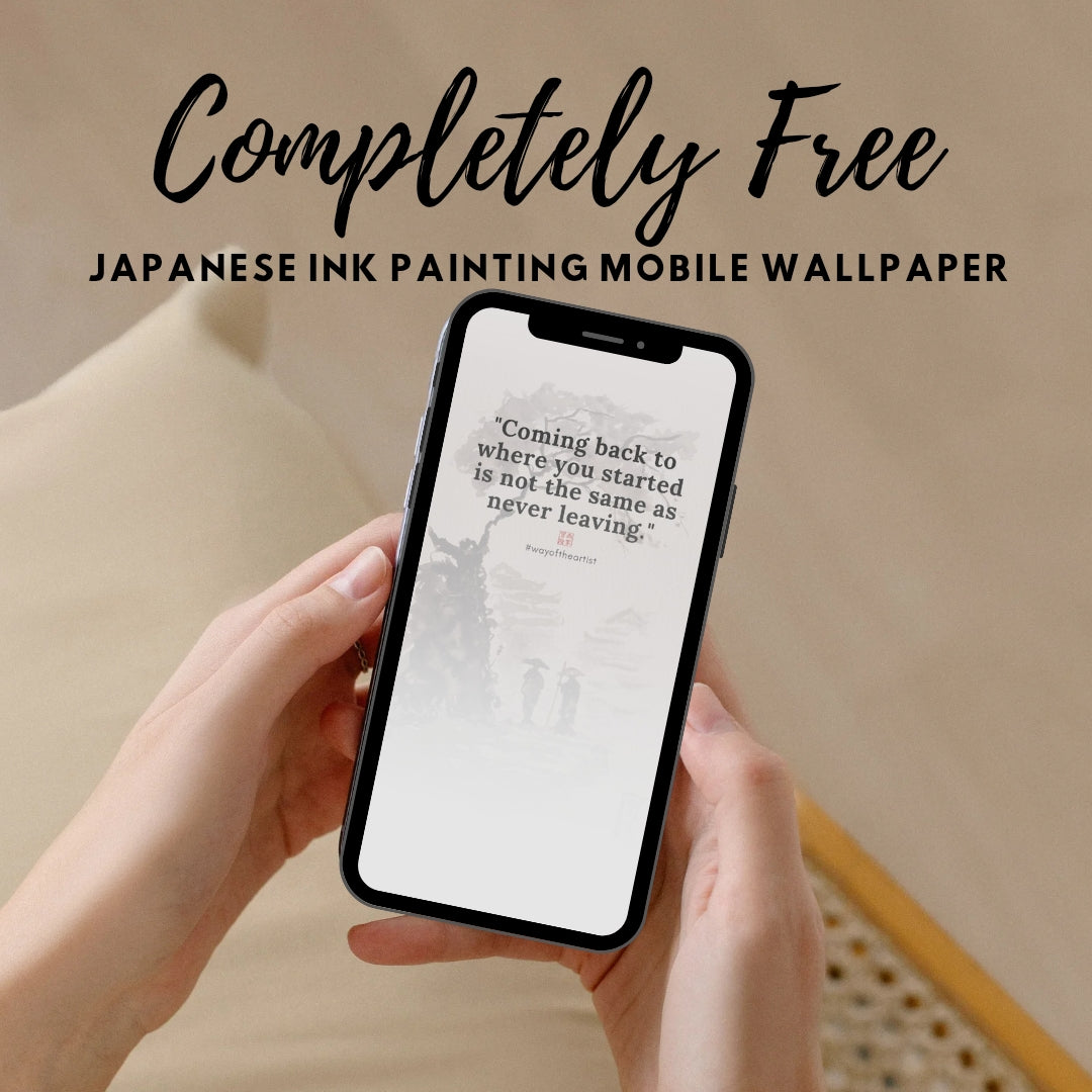 FREE Traditional Ink Painting Mobile Wallpaper