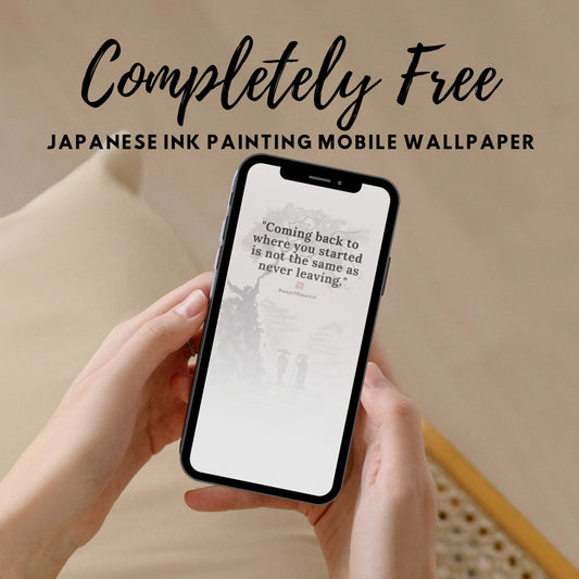 FREE Traditional Ink Painting Mobile Wallpaper