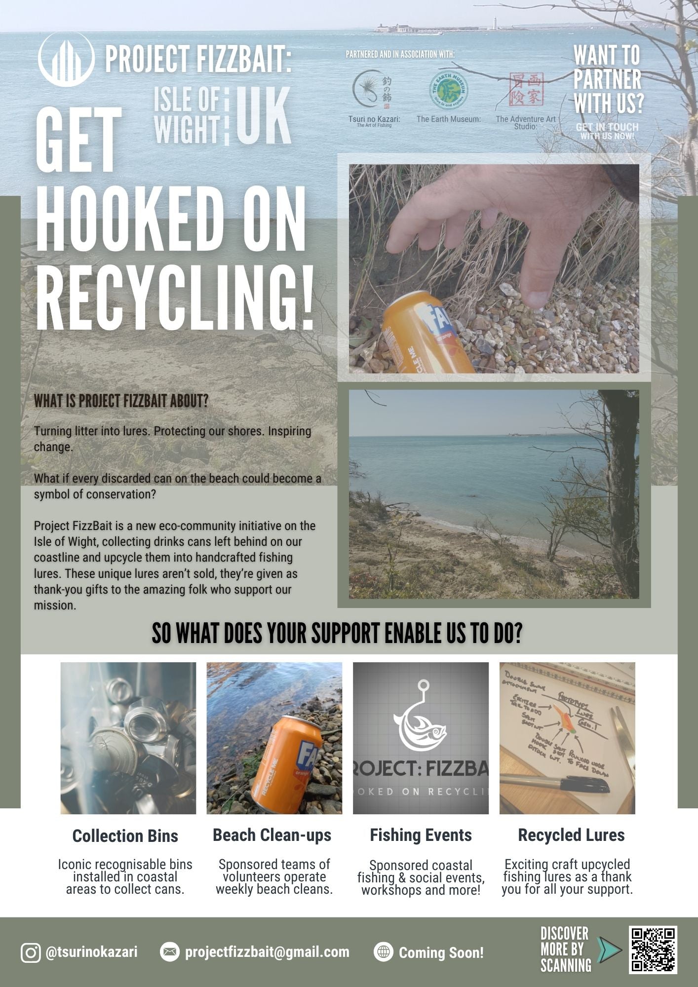 Support Coastal Conservation - Project Fizzbait: Get Hooked on Recycling