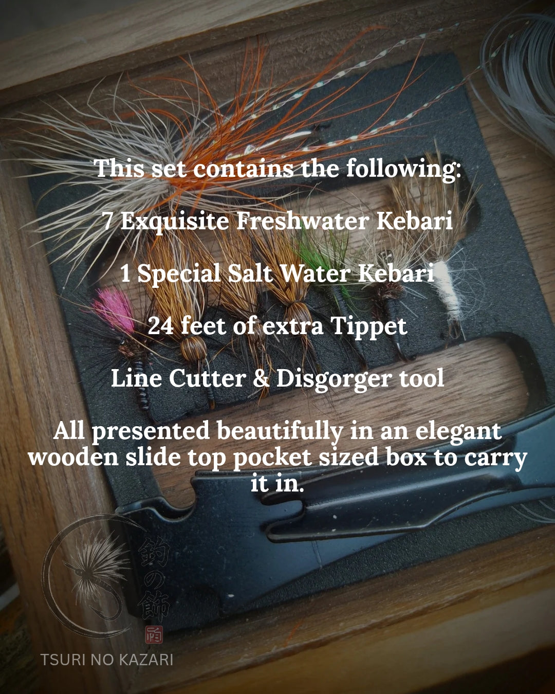 Tsuri no Kazari: Traditional Kebari Fly Fishing Gift Set