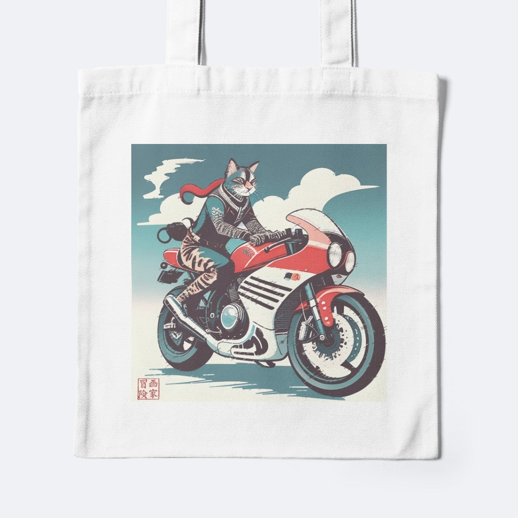 "Wildcat" Printed Motorcycle Helmet Tote Bag